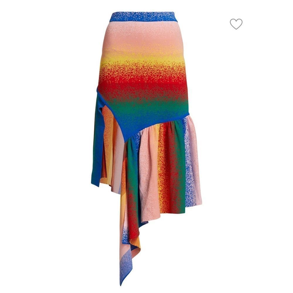 Amur Asymmetrical Colorful Skirt
